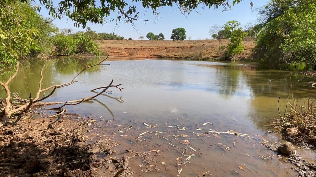 Fazenda de 20 alqueires em Trindade com represa e córrego – R$ 320 mil/alqueire